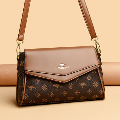 Sac à bandoulière spacieux en cuir végétalien — Élégant et léger