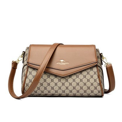 Sac à bandoulière spacieux en cuir végétalien — Élégant et léger
