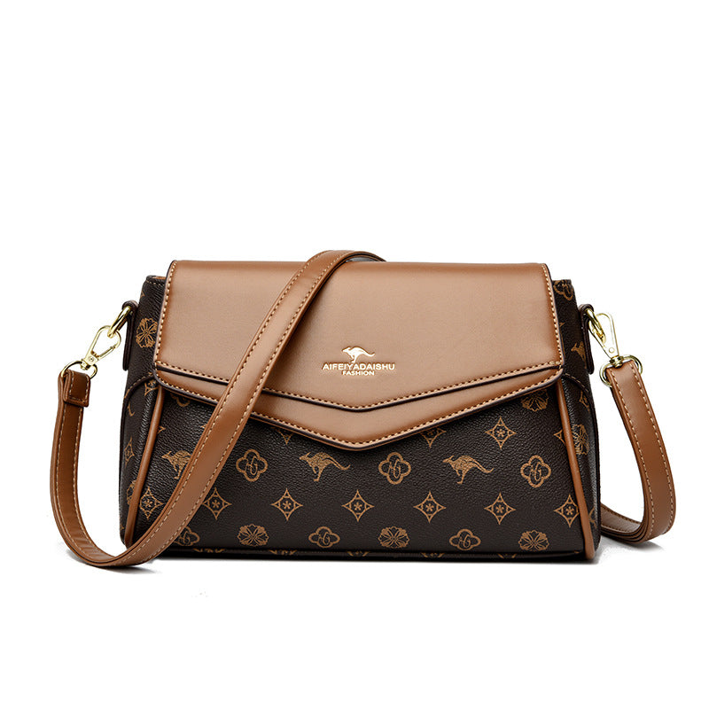 Sac à bandoulière spacieux en cuir végétalien — Élégant et léger