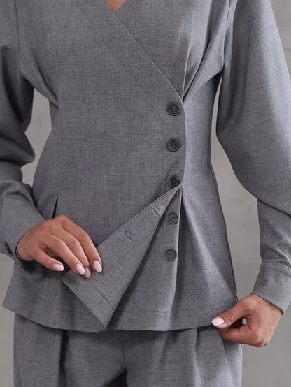 Ensemble gris clair  & Pantalon large