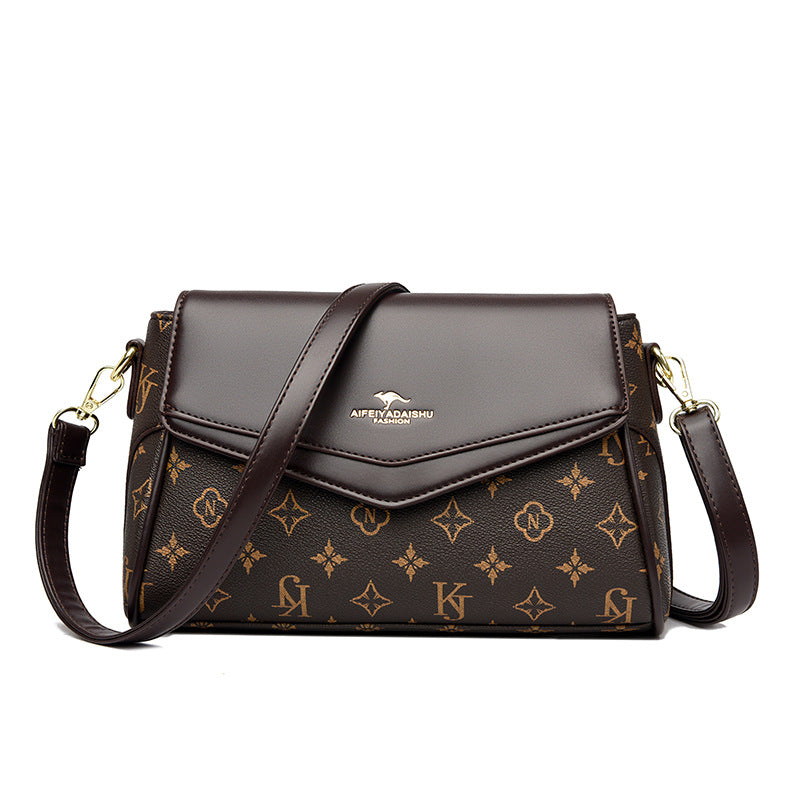Sac à bandoulière spacieux en cuir végétalien — Élégant et léger