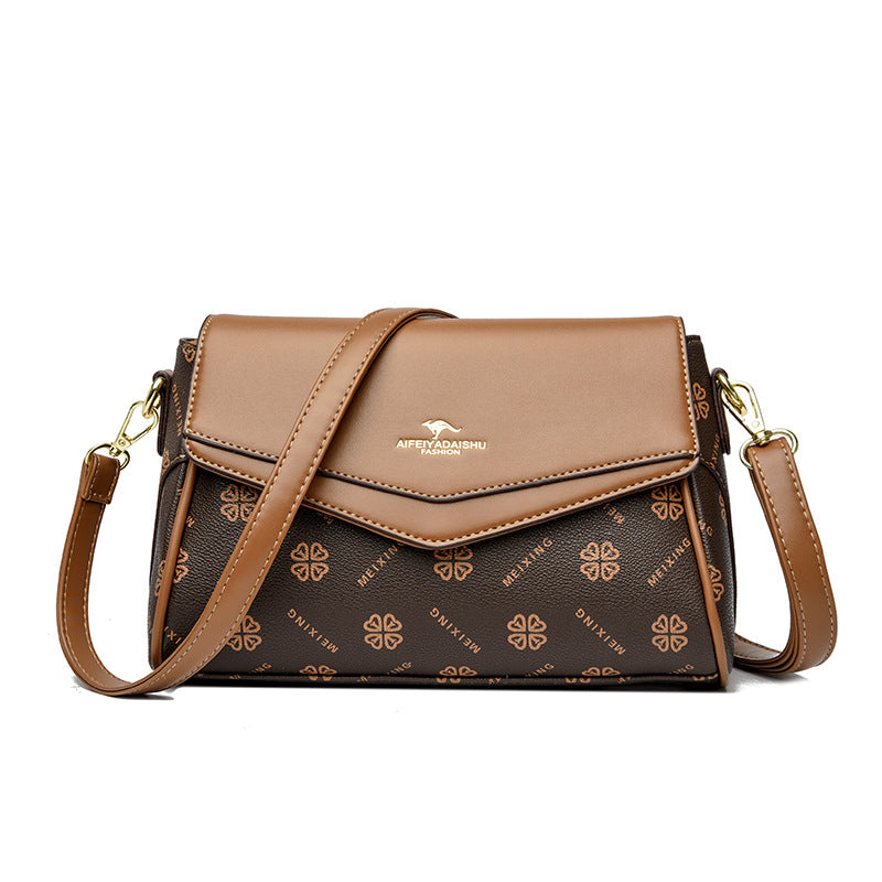 Sac à bandoulière spacieux en cuir végétalien — Élégant et léger