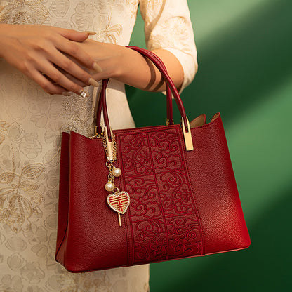 Sac bordeaux — cabas élégant