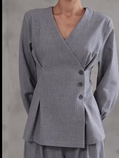 Ensemble gris clair  & Pantalon large